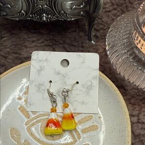 Candy corn Earrings